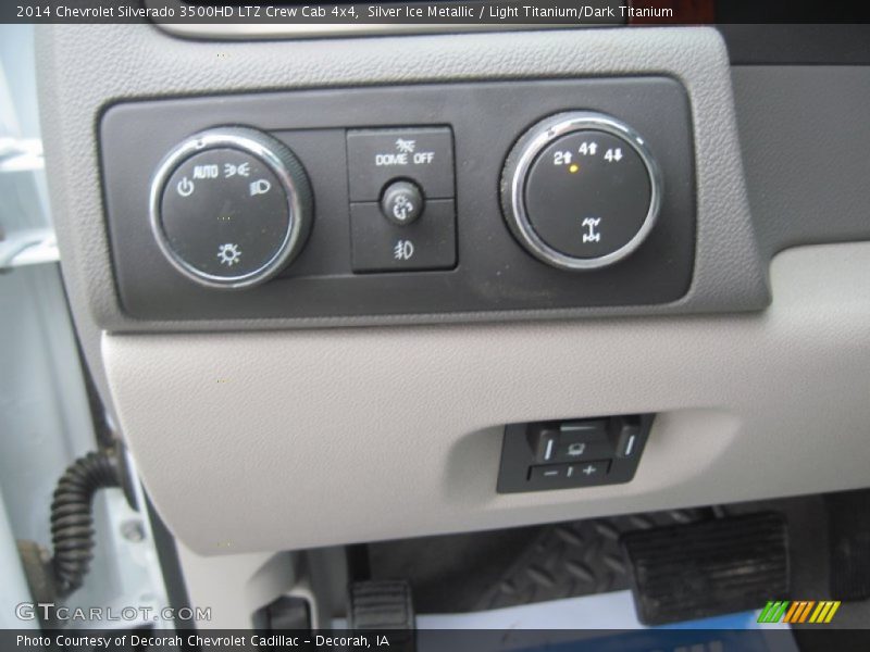 Silver Ice Metallic / Light Titanium/Dark Titanium 2014 Chevrolet Silverado 3500HD LTZ Crew Cab 4x4