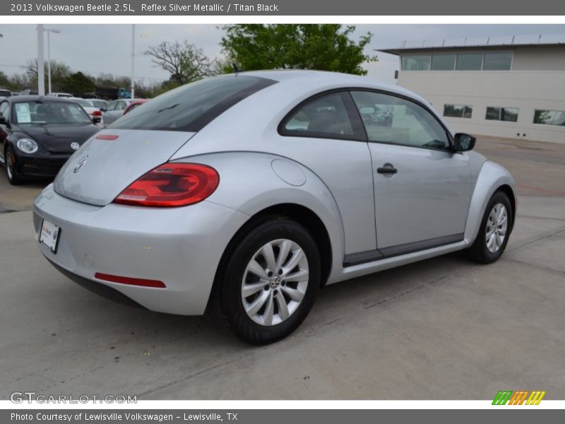 Reflex Silver Metallic / Titan Black 2013 Volkswagen Beetle 2.5L