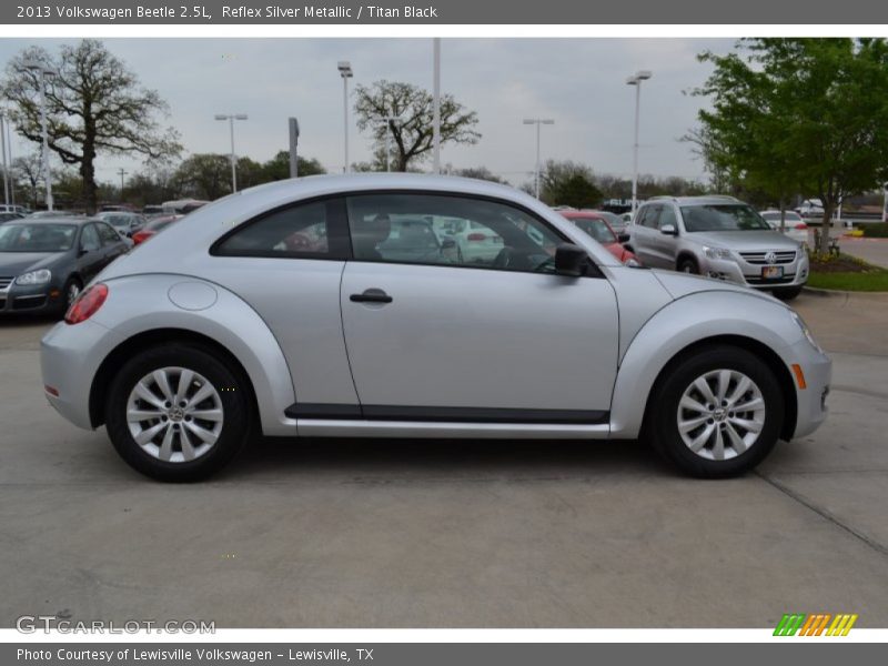 Reflex Silver Metallic / Titan Black 2013 Volkswagen Beetle 2.5L