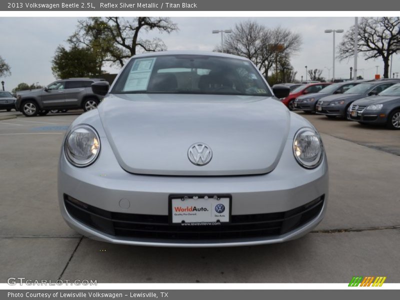 Reflex Silver Metallic / Titan Black 2013 Volkswagen Beetle 2.5L