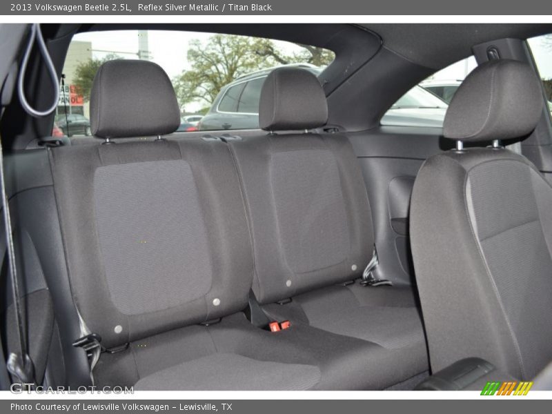 Rear Seat of 2013 Beetle 2.5L