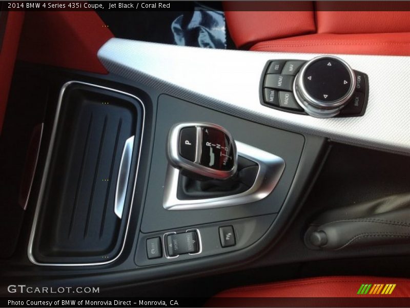 Jet Black / Coral Red 2014 BMW 4 Series 435i Coupe
