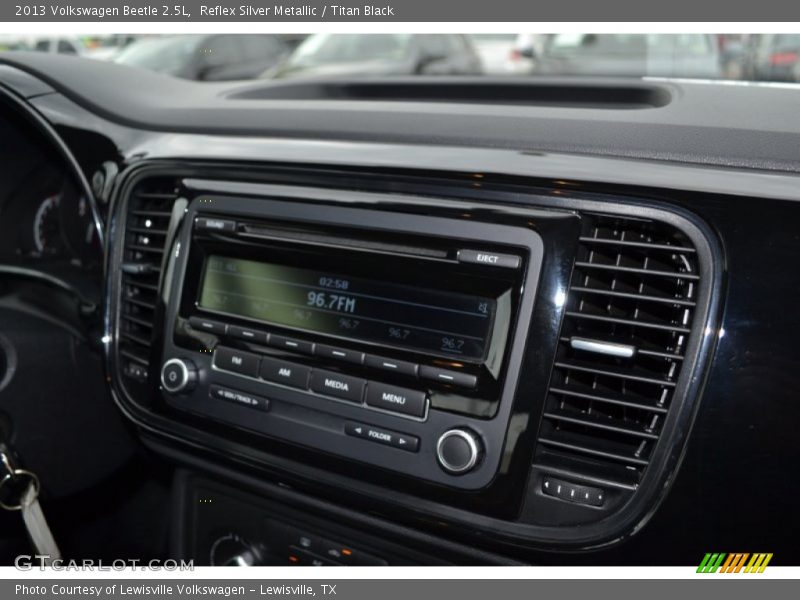 Reflex Silver Metallic / Titan Black 2013 Volkswagen Beetle 2.5L