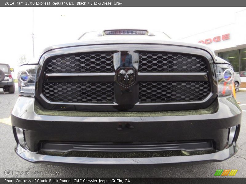 Black / Black/Diesel Gray 2014 Ram 1500 Express Regular Cab