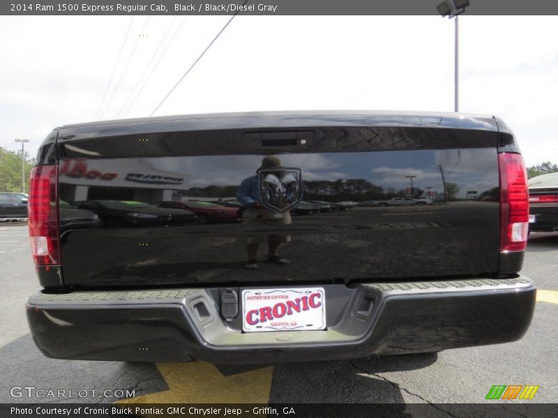 Black / Black/Diesel Gray 2014 Ram 1500 Express Regular Cab