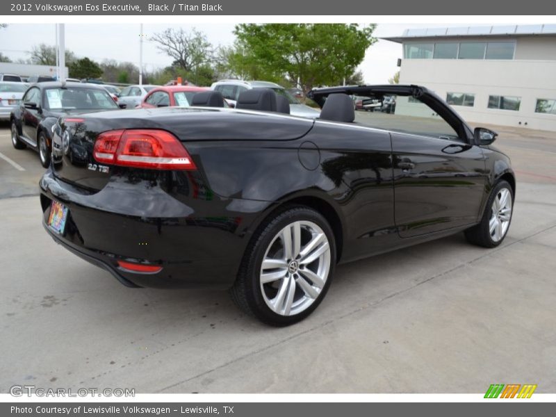 Black / Titan Black 2012 Volkswagen Eos Executive