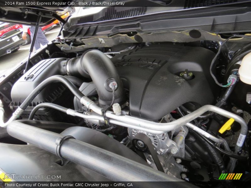 Black / Black/Diesel Gray 2014 Ram 1500 Express Regular Cab