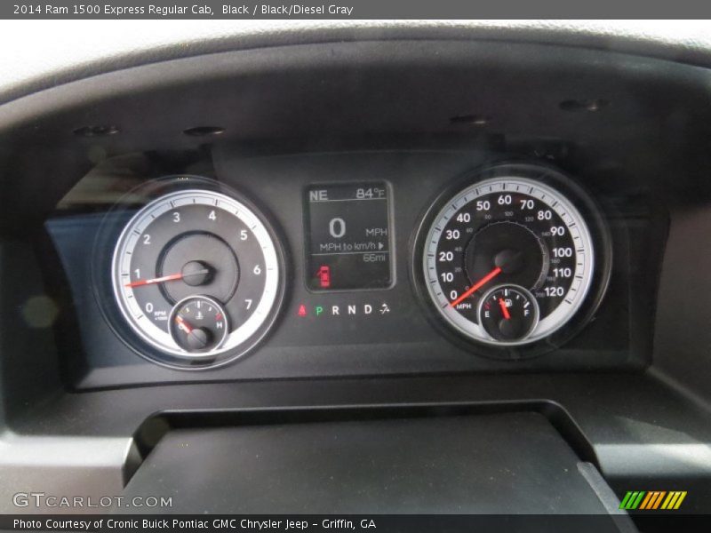 Black / Black/Diesel Gray 2014 Ram 1500 Express Regular Cab