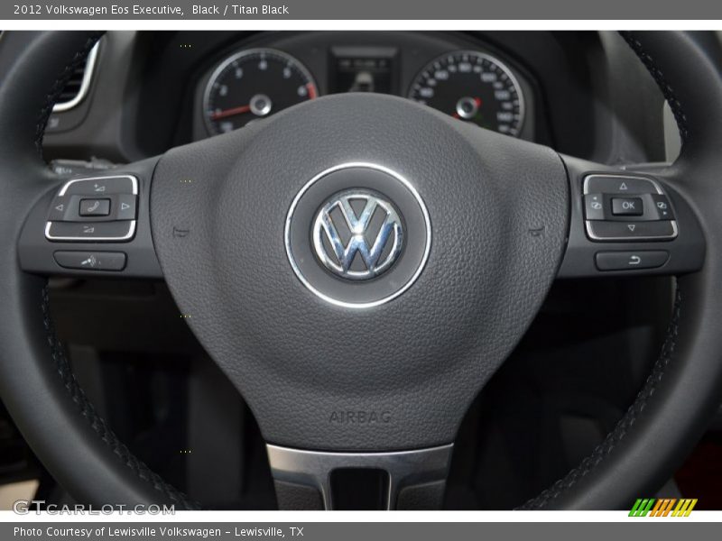 Black / Titan Black 2012 Volkswagen Eos Executive