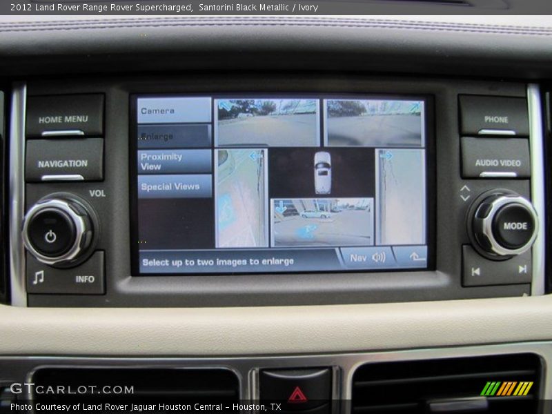 Santorini Black Metallic / Ivory 2012 Land Rover Range Rover Supercharged