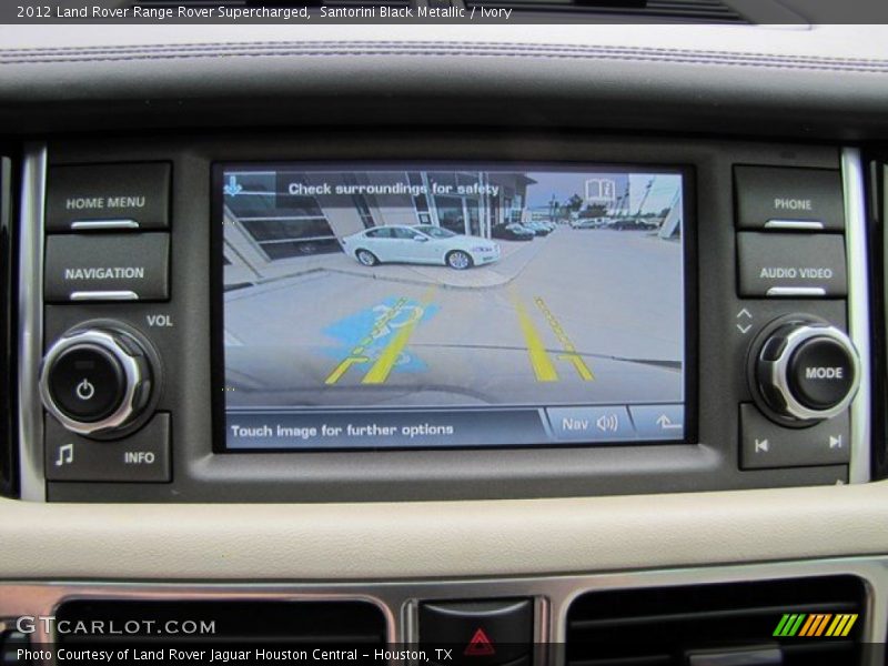 Santorini Black Metallic / Ivory 2012 Land Rover Range Rover Supercharged