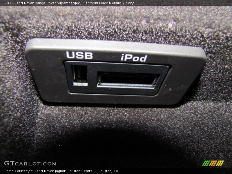 Santorini Black Metallic / Ivory 2012 Land Rover Range Rover Supercharged