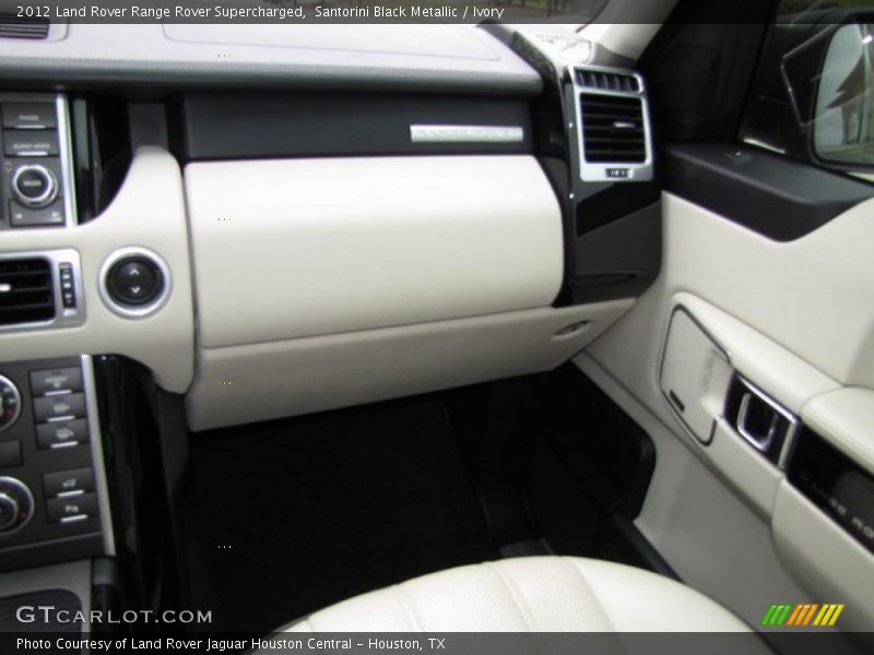 Santorini Black Metallic / Ivory 2012 Land Rover Range Rover Supercharged