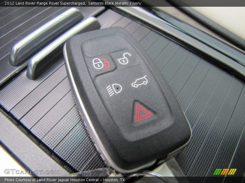 Santorini Black Metallic / Ivory 2012 Land Rover Range Rover Supercharged