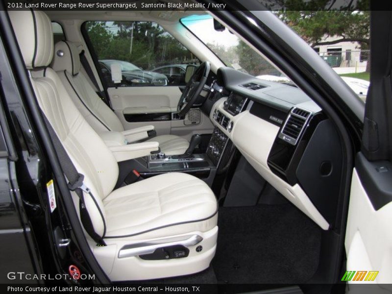 Santorini Black Metallic / Ivory 2012 Land Rover Range Rover Supercharged