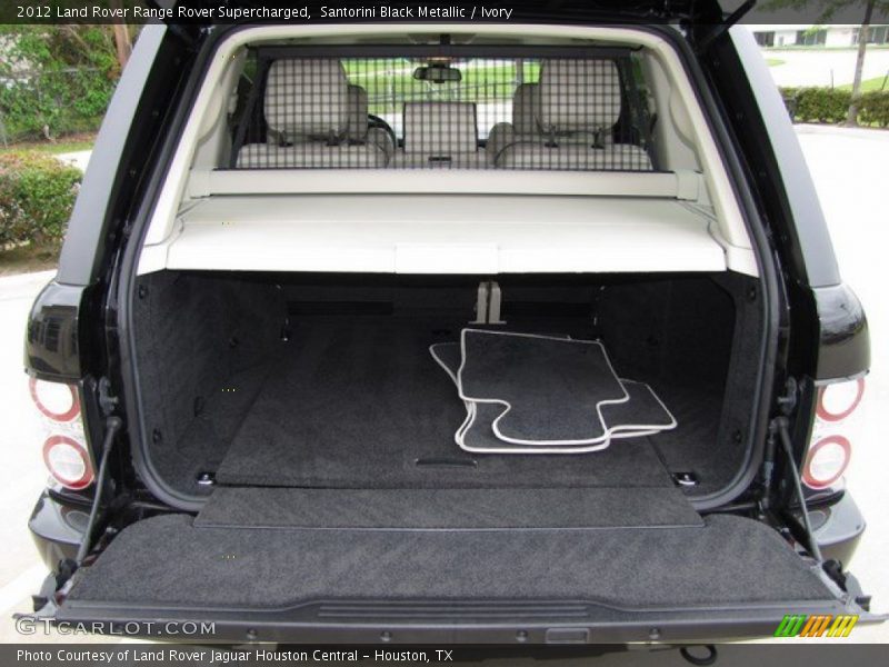 Santorini Black Metallic / Ivory 2012 Land Rover Range Rover Supercharged