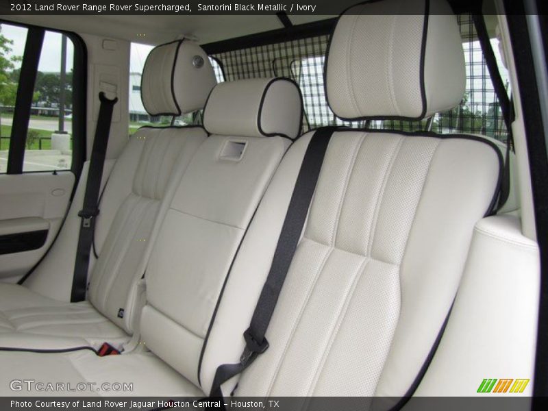 Santorini Black Metallic / Ivory 2012 Land Rover Range Rover Supercharged
