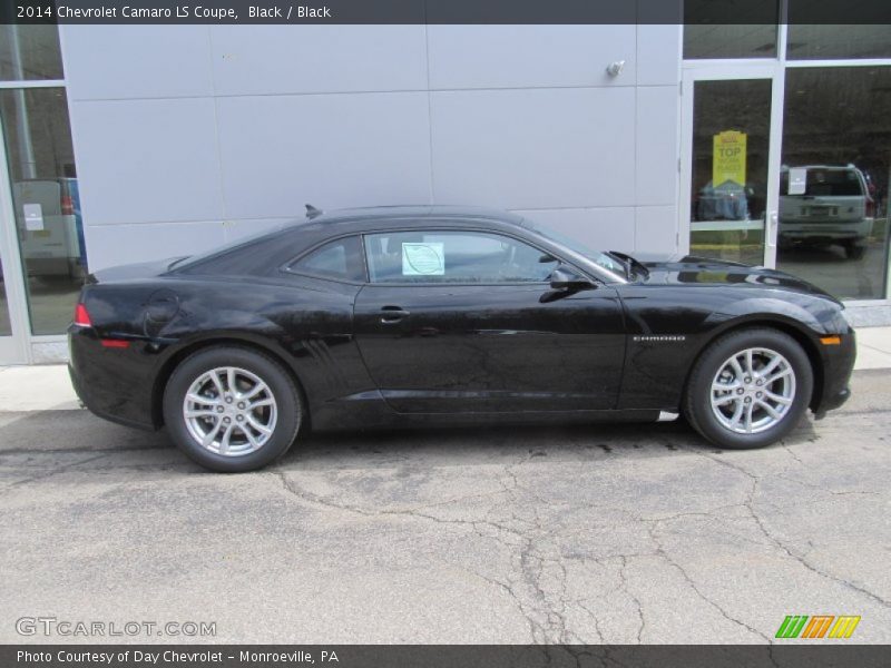 Black / Black 2014 Chevrolet Camaro LS Coupe