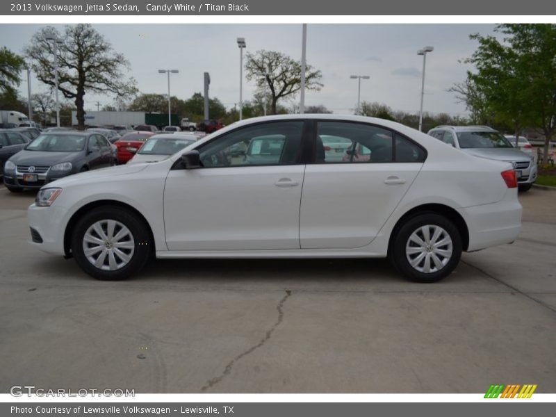 Candy White / Titan Black 2013 Volkswagen Jetta S Sedan