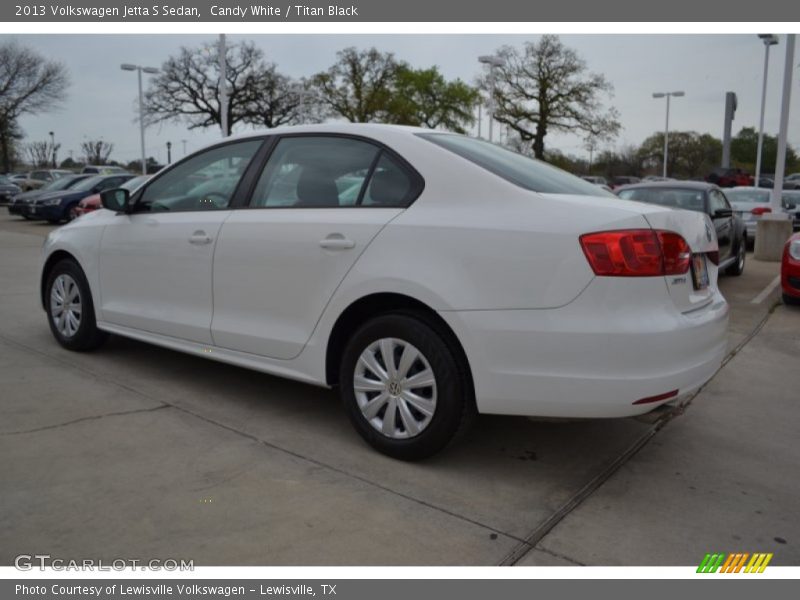 Candy White / Titan Black 2013 Volkswagen Jetta S Sedan