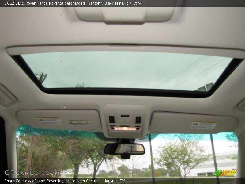 Santorini Black Metallic / Ivory 2012 Land Rover Range Rover Supercharged