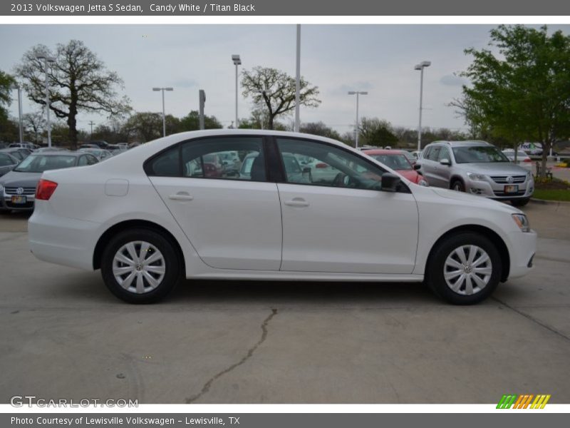 Candy White / Titan Black 2013 Volkswagen Jetta S Sedan