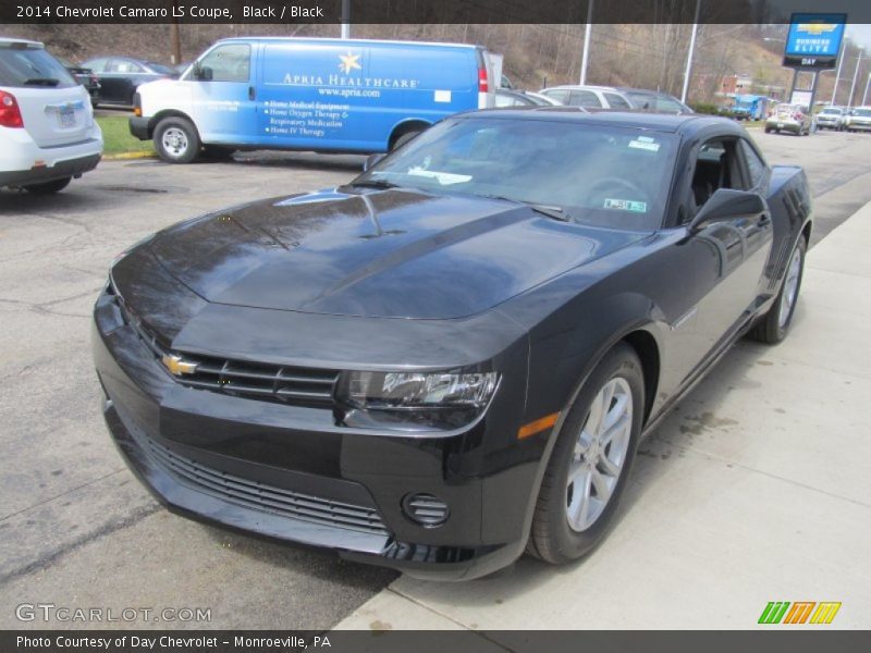 Black / Black 2014 Chevrolet Camaro LS Coupe