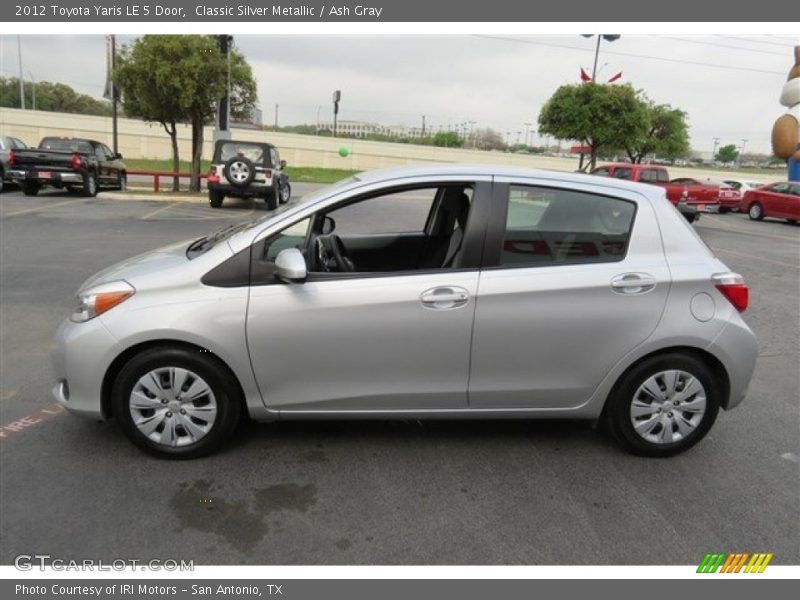 Classic Silver Metallic / Ash Gray 2012 Toyota Yaris LE 5 Door