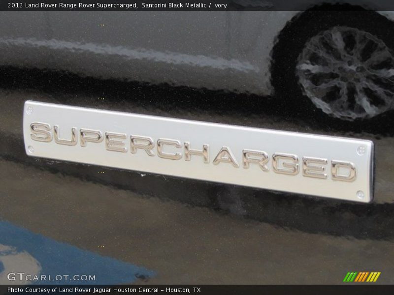 Santorini Black Metallic / Ivory 2012 Land Rover Range Rover Supercharged