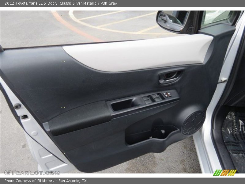 Classic Silver Metallic / Ash Gray 2012 Toyota Yaris LE 5 Door