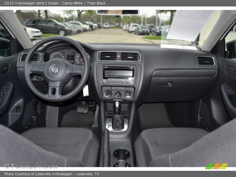 Candy White / Titan Black 2013 Volkswagen Jetta S Sedan
