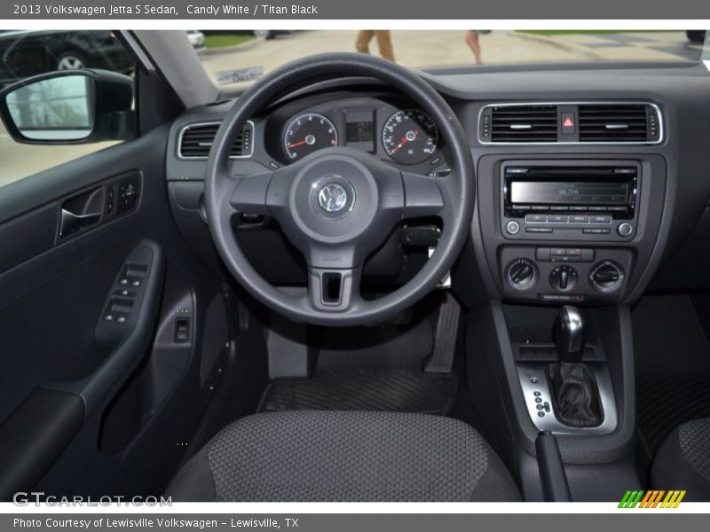 Candy White / Titan Black 2013 Volkswagen Jetta S Sedan