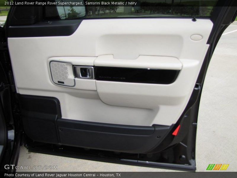 Santorini Black Metallic / Ivory 2012 Land Rover Range Rover Supercharged