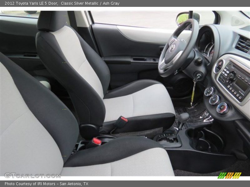 Classic Silver Metallic / Ash Gray 2012 Toyota Yaris LE 5 Door
