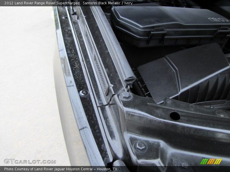 Santorini Black Metallic / Ivory 2012 Land Rover Range Rover Supercharged