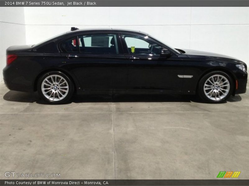 Jet Black / Black 2014 BMW 7 Series 750Li Sedan