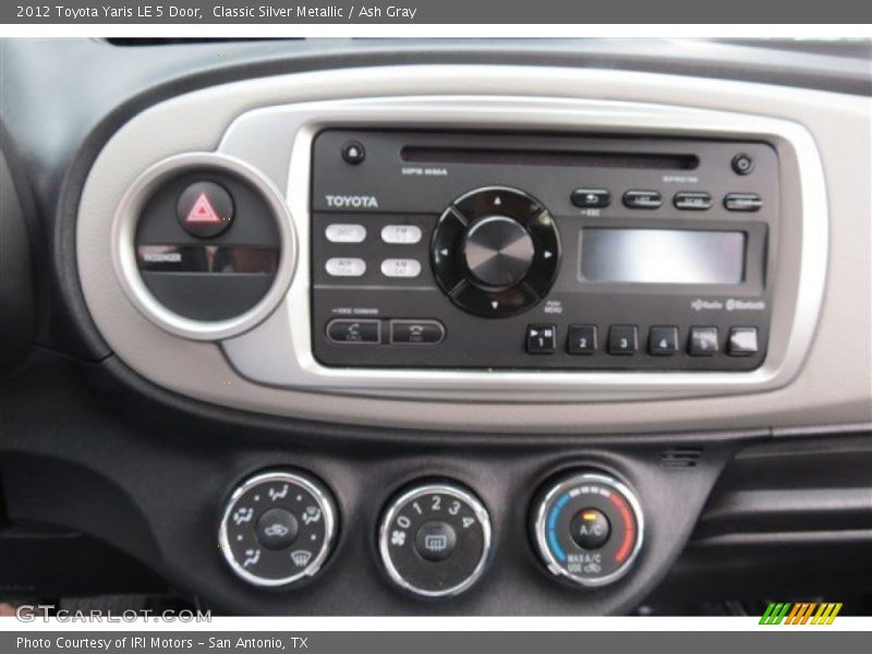 Classic Silver Metallic / Ash Gray 2012 Toyota Yaris LE 5 Door