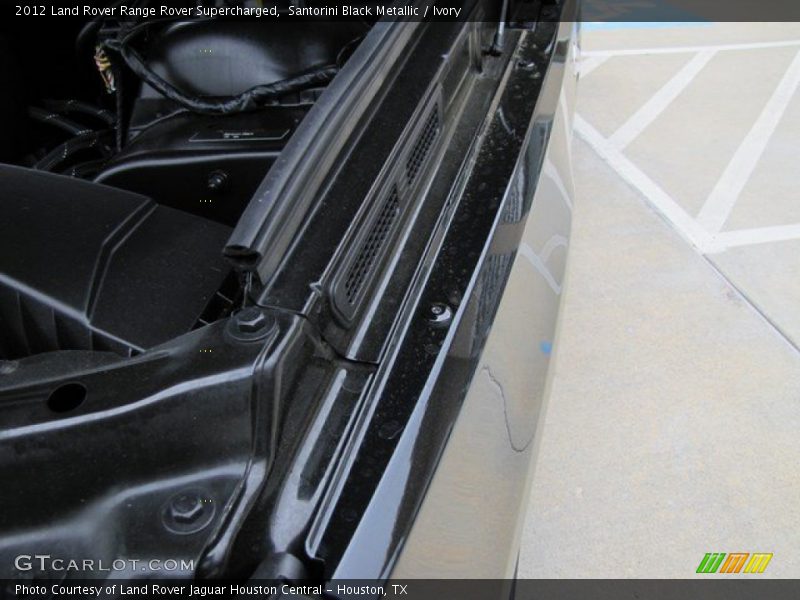 Santorini Black Metallic / Ivory 2012 Land Rover Range Rover Supercharged