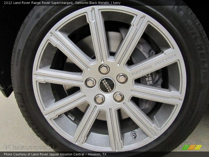 Santorini Black Metallic / Ivory 2012 Land Rover Range Rover Supercharged
