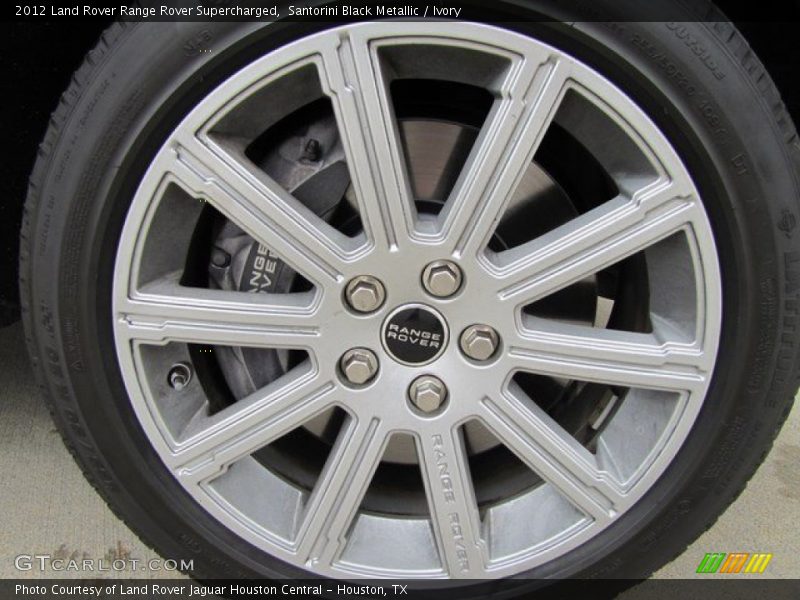 Santorini Black Metallic / Ivory 2012 Land Rover Range Rover Supercharged