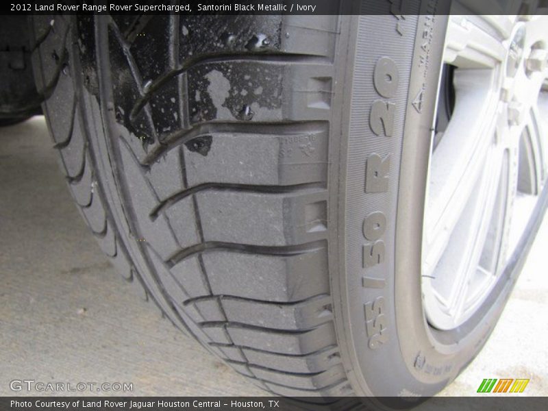 Santorini Black Metallic / Ivory 2012 Land Rover Range Rover Supercharged