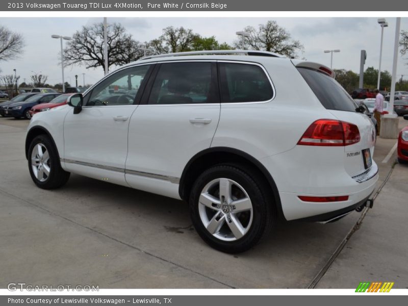 Pure White / Cornsilk Beige 2013 Volkswagen Touareg TDI Lux 4XMotion