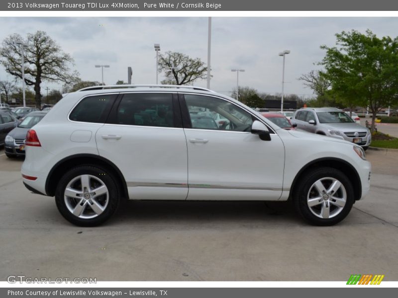 Pure White / Cornsilk Beige 2013 Volkswagen Touareg TDI Lux 4XMotion