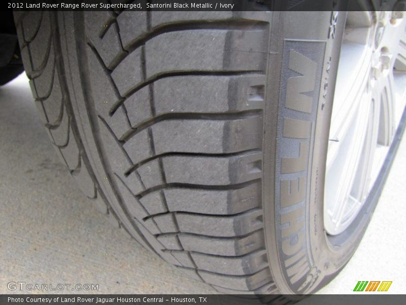 Santorini Black Metallic / Ivory 2012 Land Rover Range Rover Supercharged