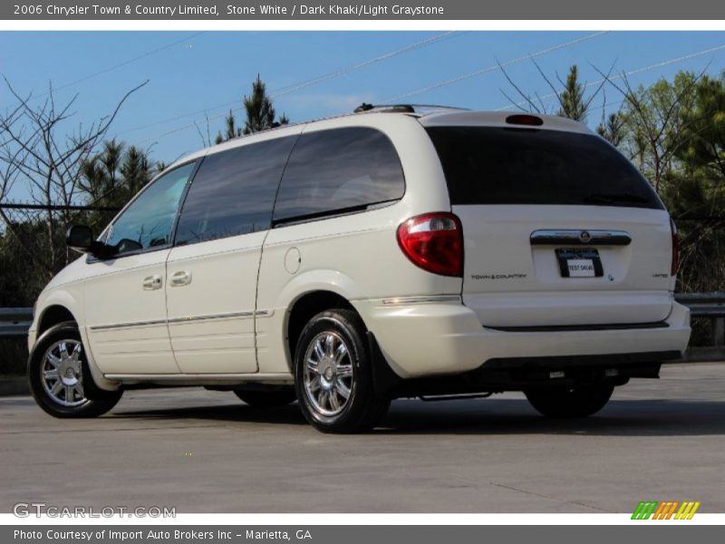 Stone White / Dark Khaki/Light Graystone 2006 Chrysler Town & Country Limited