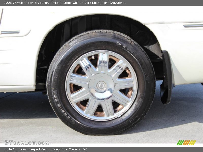 Stone White / Dark Khaki/Light Graystone 2006 Chrysler Town & Country Limited