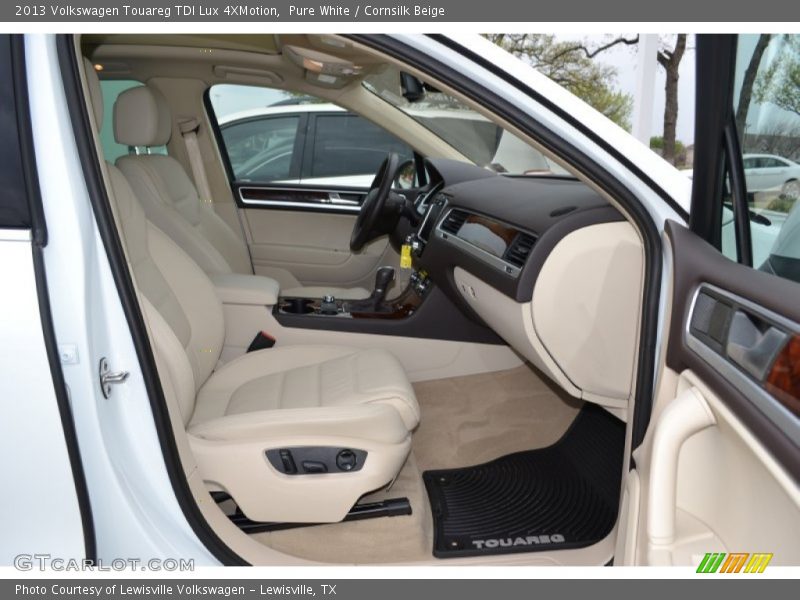 Pure White / Cornsilk Beige 2013 Volkswagen Touareg TDI Lux 4XMotion