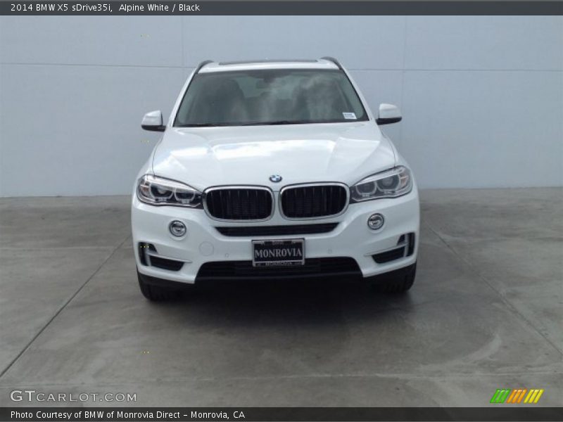 Alpine White / Black 2014 BMW X5 sDrive35i