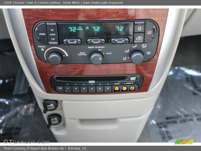 Stone White / Dark Khaki/Light Graystone 2006 Chrysler Town & Country Limited