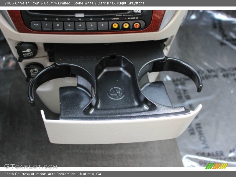 Stone White / Dark Khaki/Light Graystone 2006 Chrysler Town & Country Limited